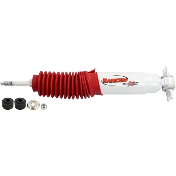 RS55281 – RANCHO Shock Absorber, Nitrogen Gas Charged Limited Lifetime Warranty Non Adjustable Valving With Shock Boo...